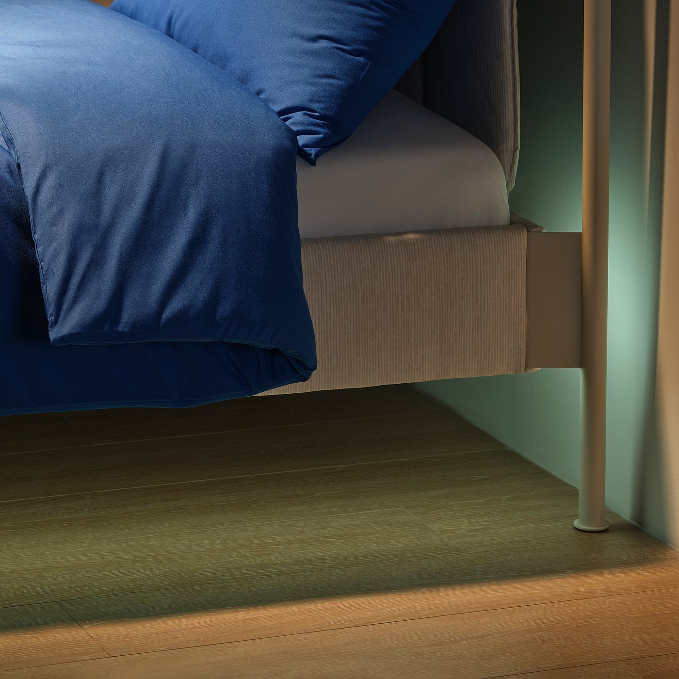 KABBLEKA LED lighting strip with USB, adjustable colour, 3 m