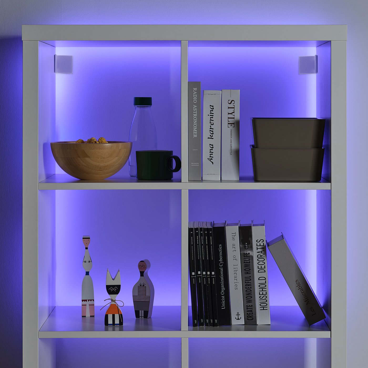 KABBLEKA LED lighting strip with USB, adjustable colour, 3 m