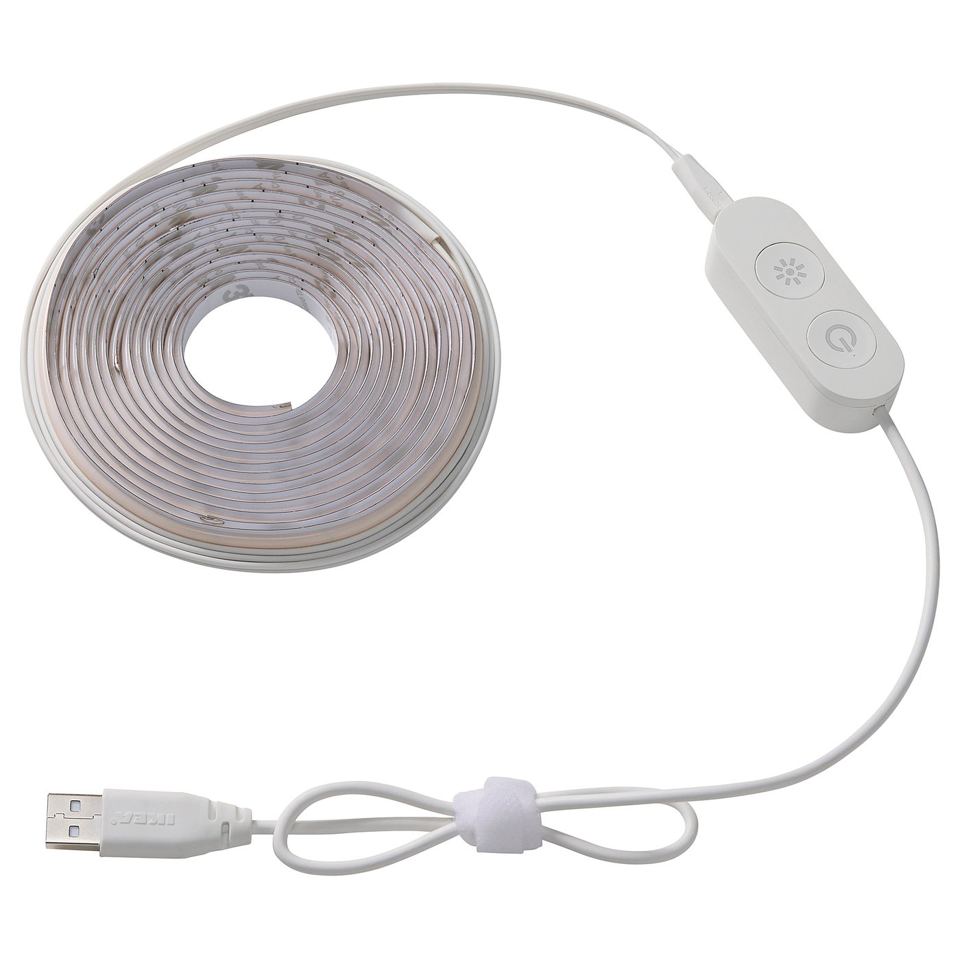 KABBLEKA LED lighting strip with USB, dimmable, 3 m