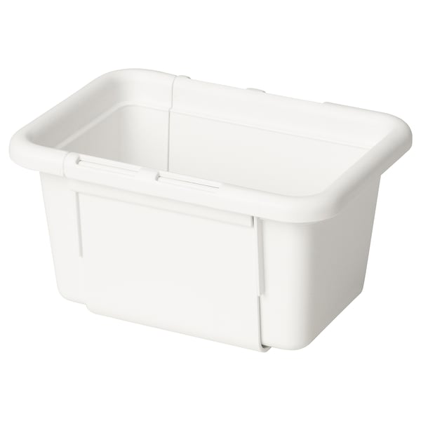 KACKLA extendable box, white, 13-18x9 cm