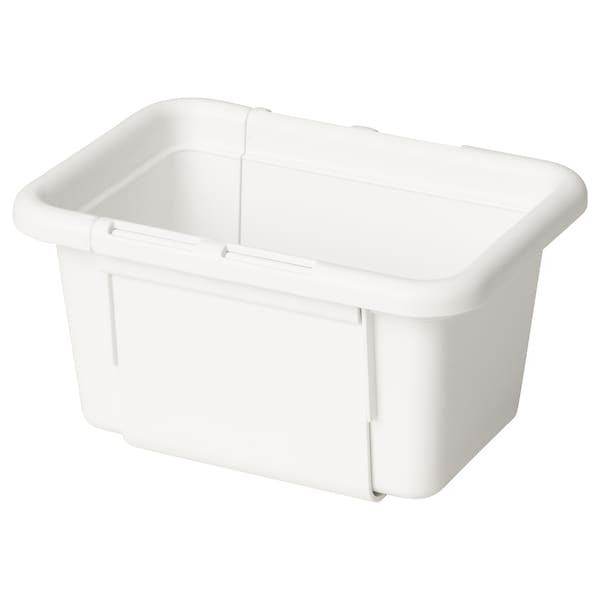 KACKLA - Extendable box, white, 13-18x9 cm