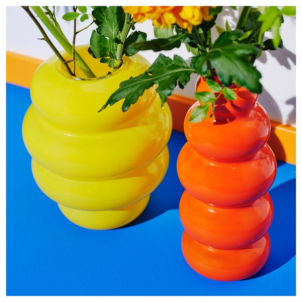 KÄLLARHALS - KÄLLARHALS Vase, orange, 26 cm