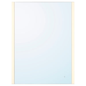 KÄRRSJÖN mirror with integrated lighting, anti-fog, 60x80 cm