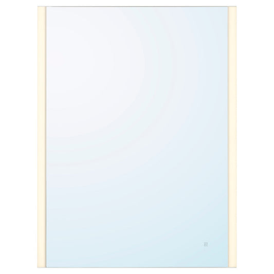 KÄRRSJÖN mirror with integrated lighting, anti-fog, 60x80 cm