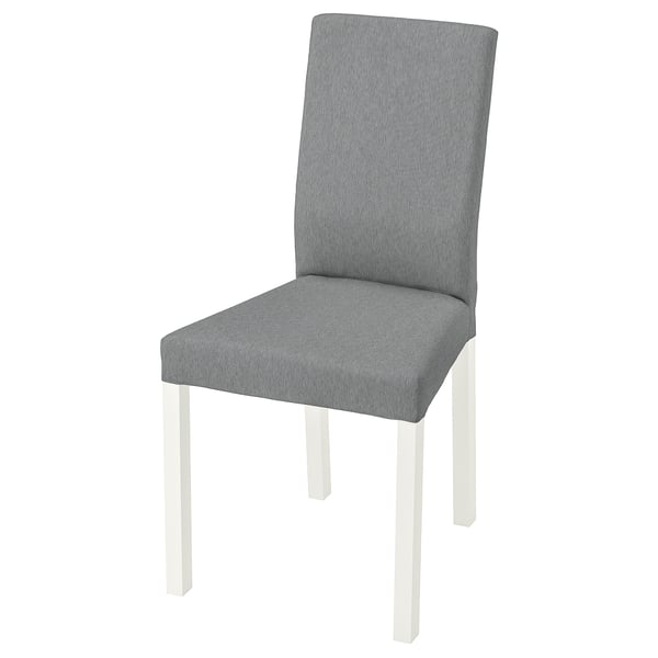 KÄTTIL chair, white/Knisa light grey, 46x89x52 cm