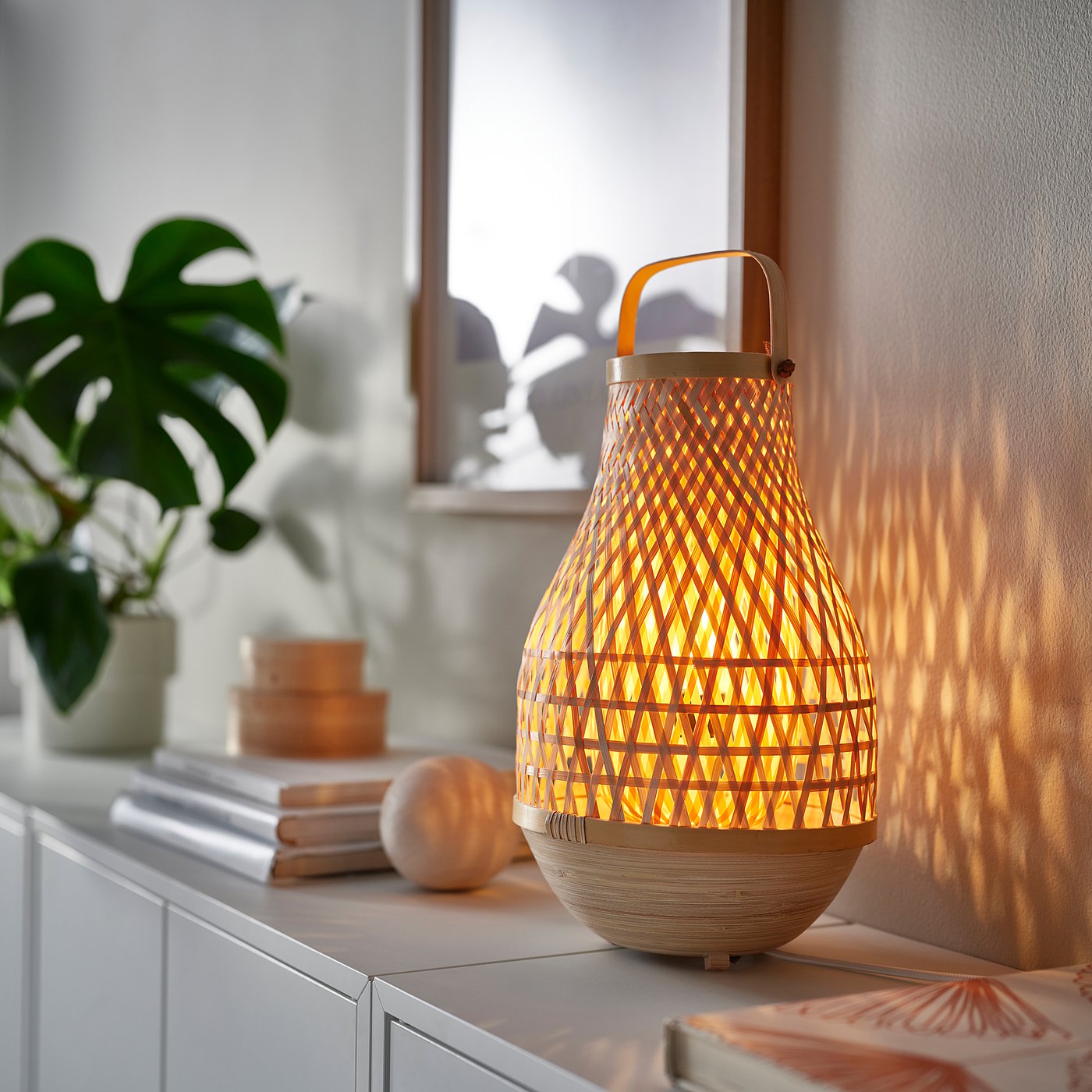 KAJPLATS LED bulb E14 470 lumen, smart white spectrum/clear glass, 38 mm
