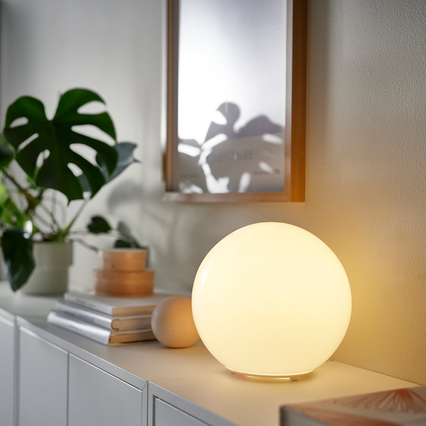 KAJPLATS LED bulb E27 470 lumen, smart white spectrum/globe/opal white, 60 mm