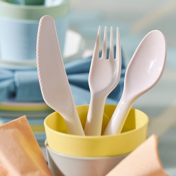 KALAS - 18-piece cutlery set, mixed colours