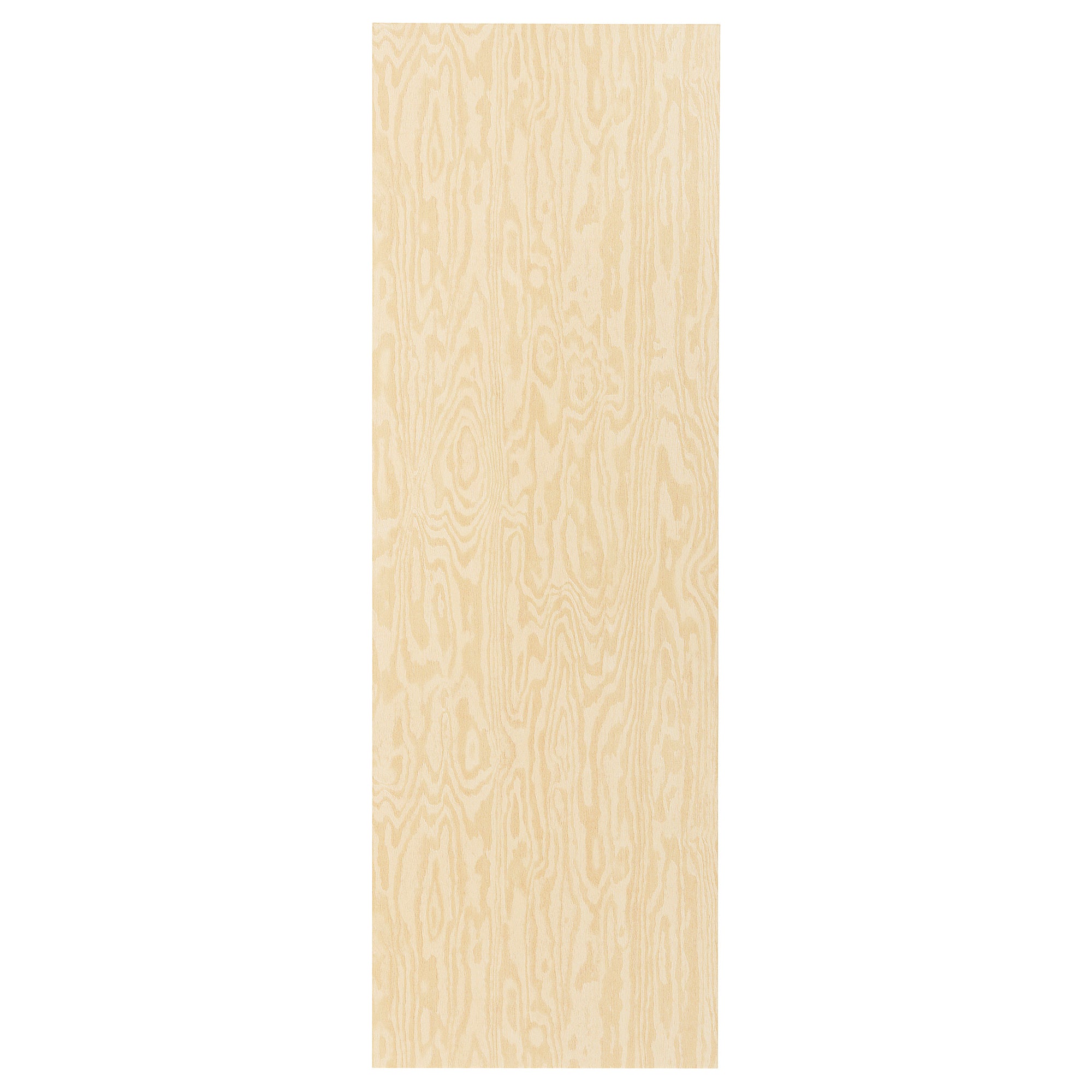 KALBÅDEN door with soft closing hinges, lively pine effect, 60x180 cm
