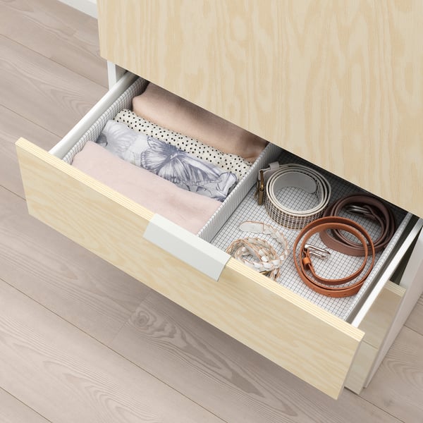 KALBÅDEN drawer, white/lively pine effect, 60x42x20 cm