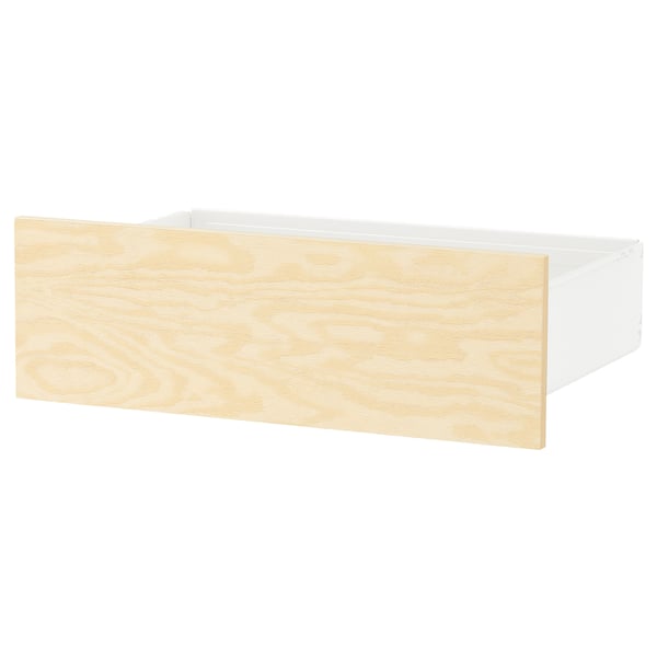 KALBÅDEN - Drawer, white/lively pine effect, 60x42x20 cm