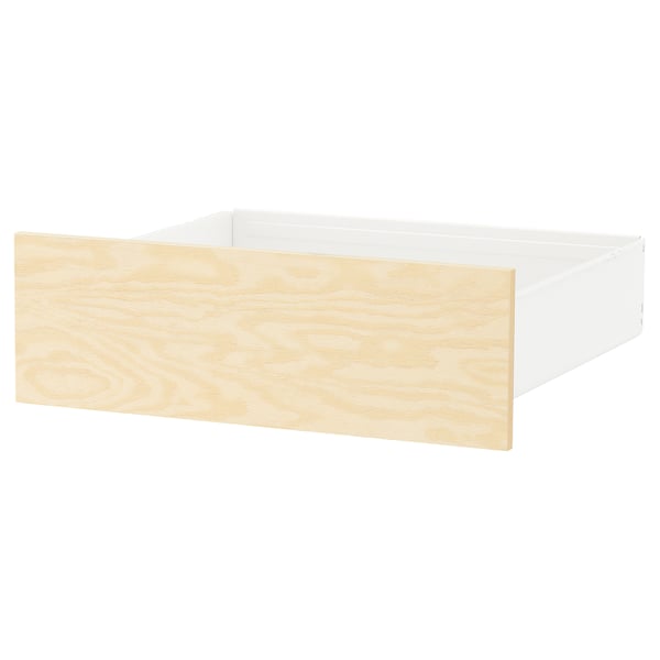 KALBÅDEN drawer, white/lively pine effect, 60x57x20 cm