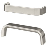 KALERUM handle, stainless steel colour, 138 mm, 2 pack