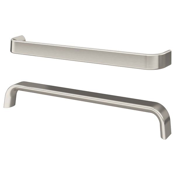 KALERUM handle, stainless steel colour, 5 mm, 2 pack