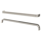 KALERUM handle, stainless steel colour, 394 mm, 2 pack