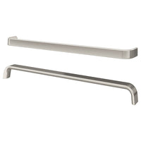 KALERUM handle, stainless steel colour, 394 mm, 2 pack