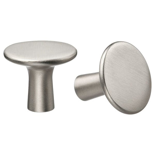 KALERUM - KALERUM Knob, stainless steel colour, 30 mm