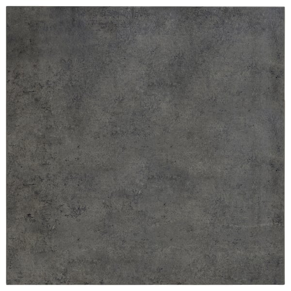 KALHYTTAN door, dark grey concrete effect, 60x60 cm