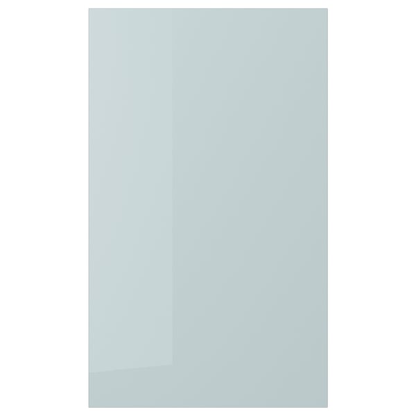 KALLARP door, high-gloss light grey-blue, 60x100 cm