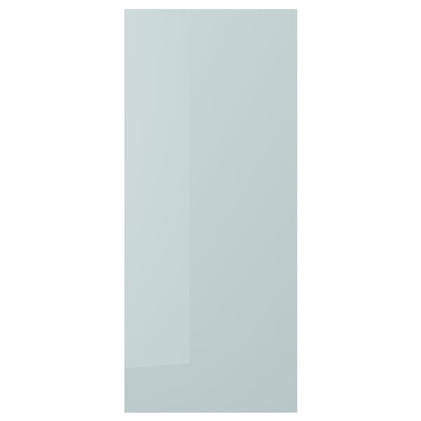 KALLARP door, high-gloss light grey-blue
