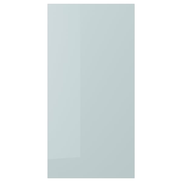KALLARP door, high-gloss light grey-blue