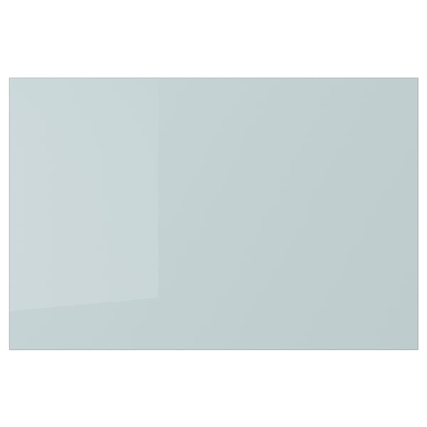 KALLARP door, high-gloss light grey-blue, 60.0x39.7 cm