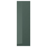 KALLARP door, high-gloss dark grey-green, 60x200 cm