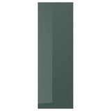 KALLARP door, high-gloss dark grey-green, 60x180 cm
