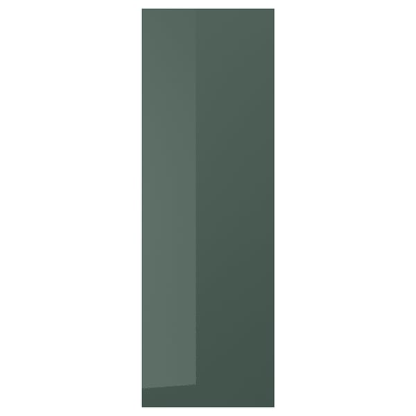 KALLARP door, high-gloss dark grey-green, 60x180 cm