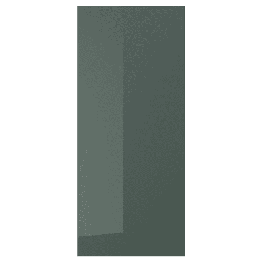 KALLARP - KALLARP Door, high-gloss dark grey-green, 60x140 cm