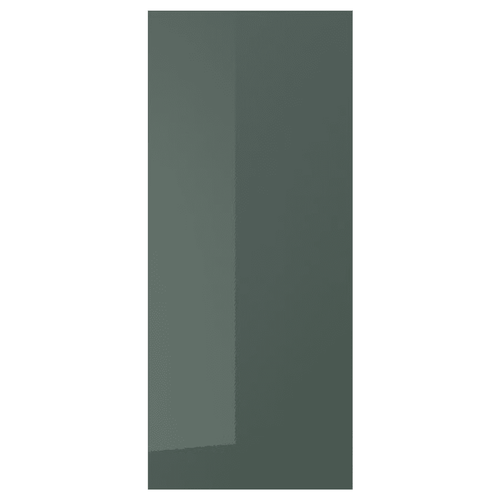 KALLARP - KALLARP Door, high-gloss dark grey-green, 60x140 cm