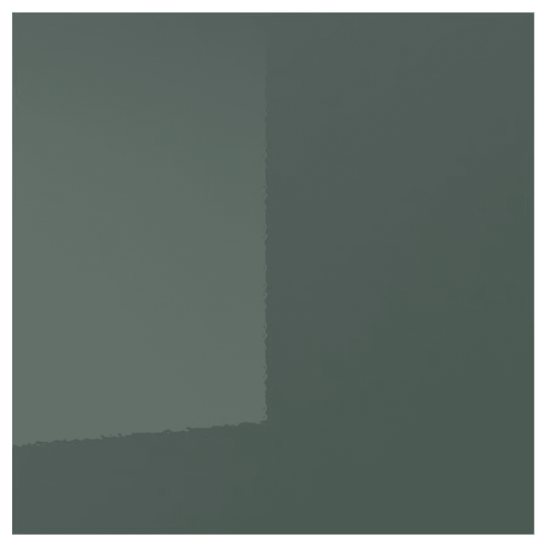 KALLARP - KALLARP Door, high-gloss dark grey-green, 60x60 cm