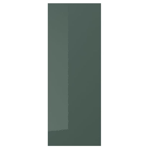 KALLARP - KALLARP Door, high-gloss dark grey-green, 30x80 cm