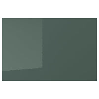 KALLARP drawer front, high-gloss dark grey-green, 60x40 cm