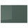 KALLARP - KALLARP Drawer front, high-gloss dark grey-green, 60x40 cm