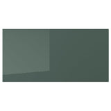 KALLARP drawer front, high-gloss dark grey-green, 80x40 cm