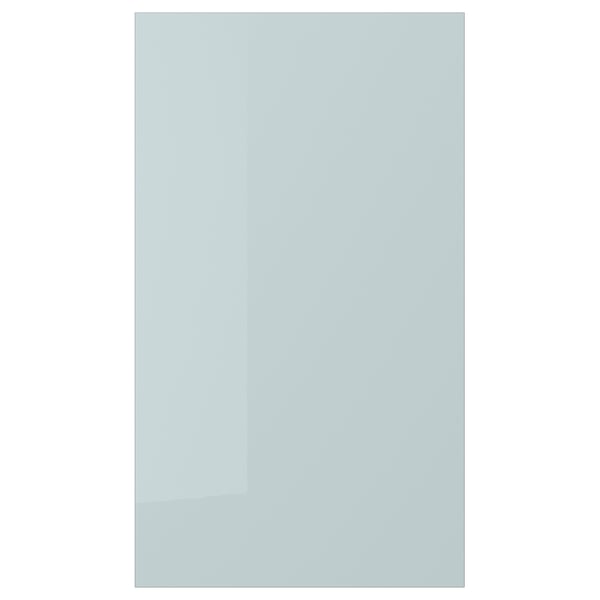 KALLARP front for dishwasher, high-gloss light grey-blue