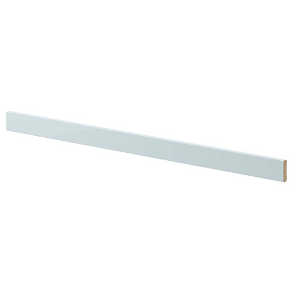 Ikea KALLARP - Deco strip, high-gloss light grey-blue, 221 cm