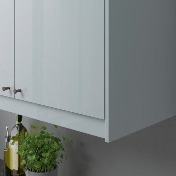 Ikea KALLARP - Deco strip, high-gloss light grey-blue, 221 cm