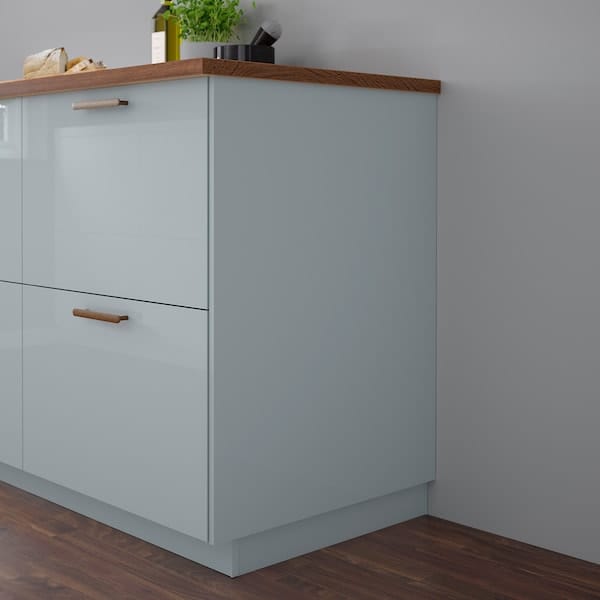 Ikea KALLARP - Cover panel, high-gloss light grey-blue, 62x240 cm