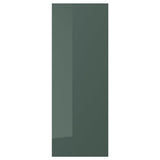 KALLARP cover panel, high-gloss dark grey-green, 39x106 cm
