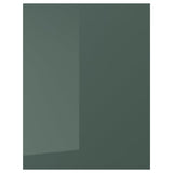 KALLARP cover panel, high-gloss dark grey-green, 62x80 cm