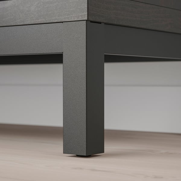 KALLAX underframe, black, 146x39x18 cm