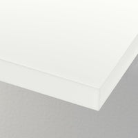 KALLAX / LACK - Storage combination with shelf, white, 224x39x147 cm