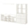 KALLAX / LACK - KALLAX / LACK TV storage combination, white, 224x39x147 cm