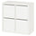 KALLAX shelving unit, white/Dröna white, 77x39x77 cm