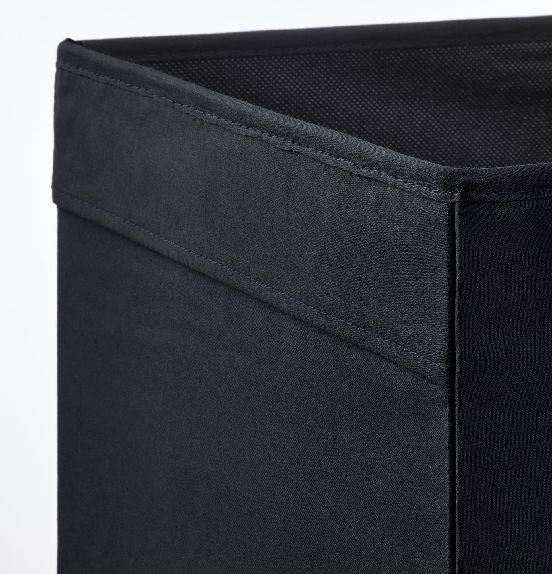 KALLAX shelving unit, white/Dröna black, 77x39x77 cm