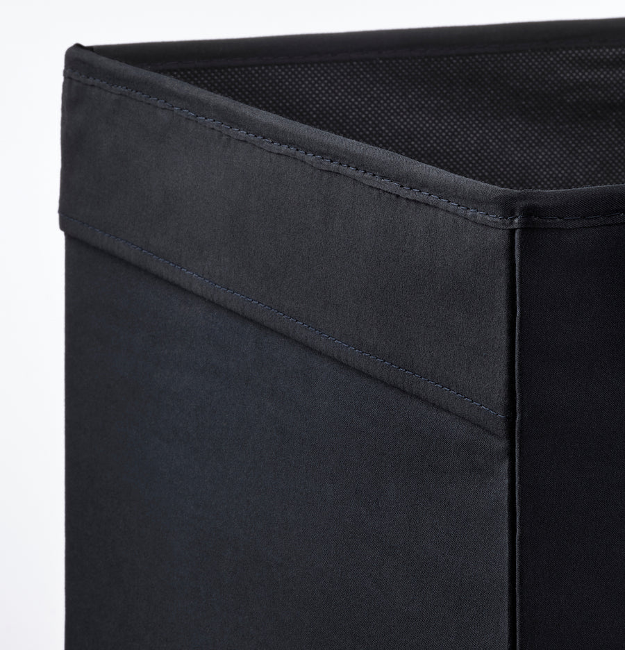 KALLAX shelving unit, white/Dröna black, 77x39x77 cm