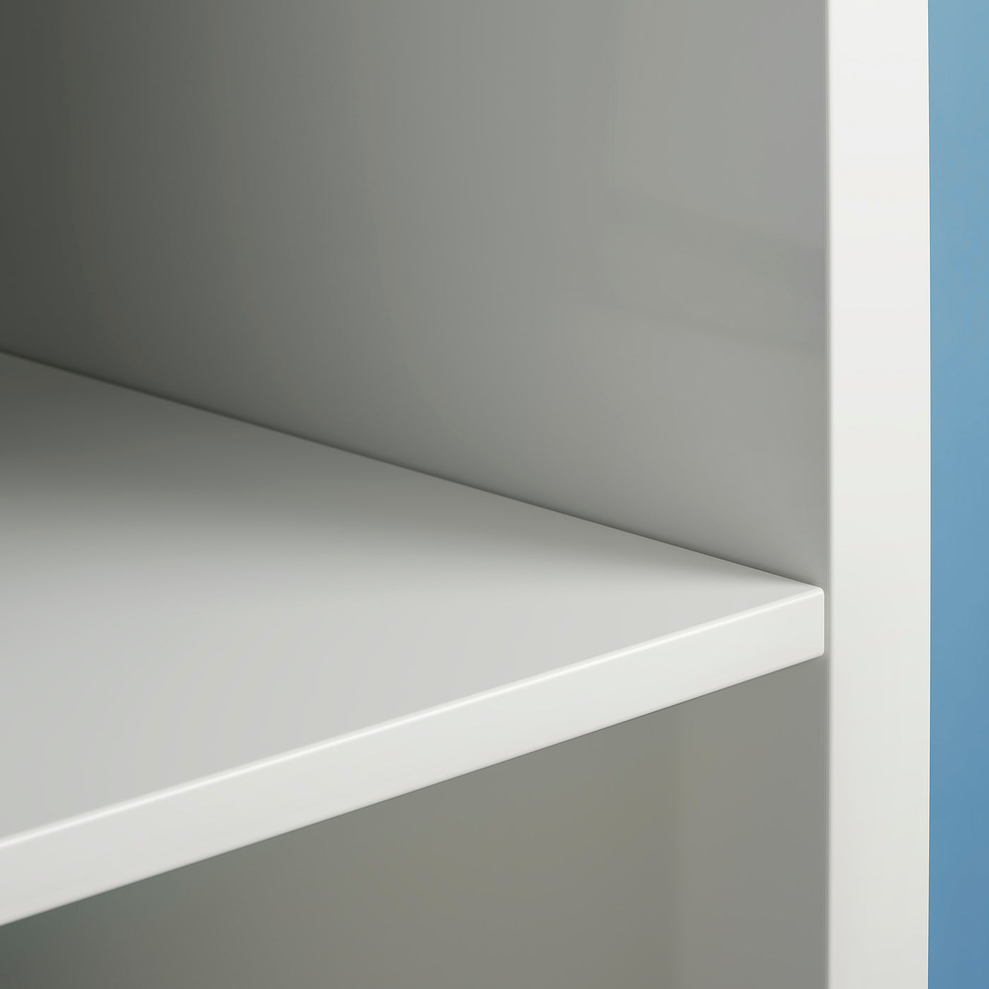 KALLAX shelving unit, white/Dröna black, 77x39x77 cm