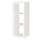 KALLAX shelving unit, white, 42x112 cm